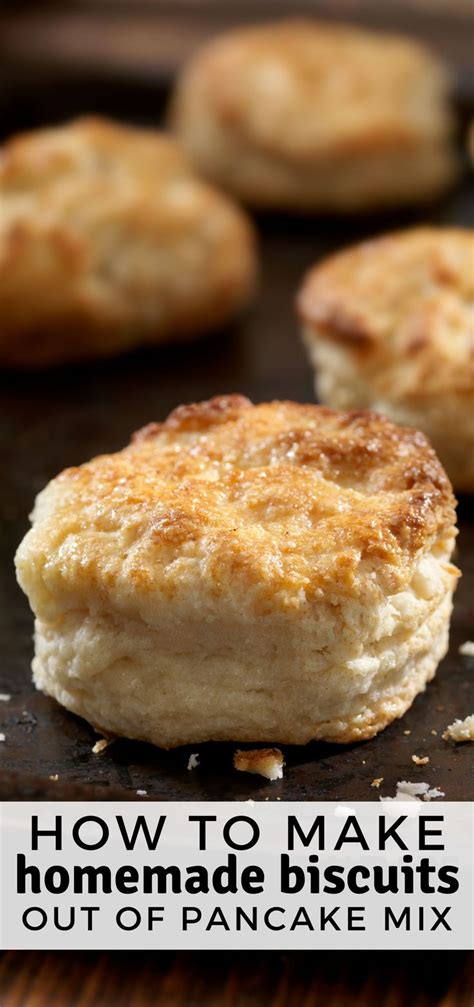 How to Make Homemade Biscuits out of Pancake Mix | Homemade biscuits, Easy biscuit recipe ...