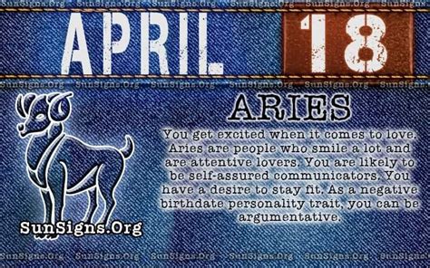 April 18 Zodiac Horoscope Birthday Personality - SunSigns.Org