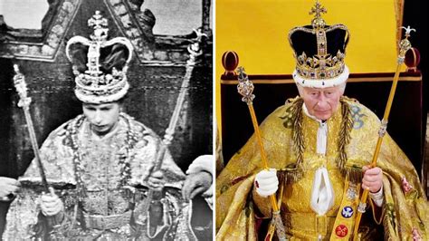 King's coronation: Moments that mirrored Queen Elizabeth II's ceremony ...