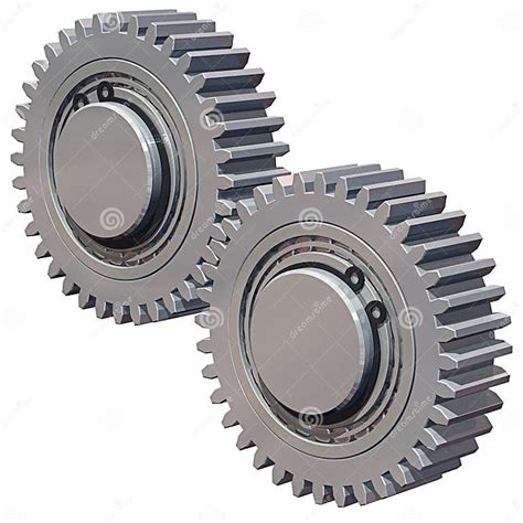 Two Gears stock illustration. Illustration of isolated - 1778920