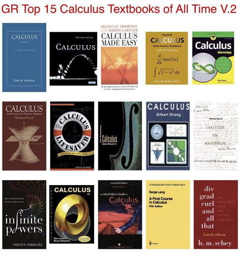 These are the top 15 calculus textbooks for beginners. Calculus serves as a bridge between high ...