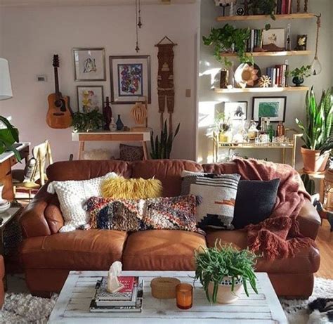 50 Perfectly Bohemian Living Room Design Ideas - SWEETYHOMEE