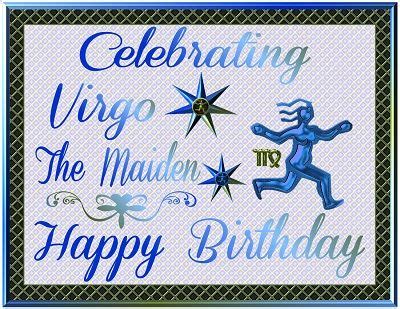 Printable Virgo zodiac party supplies for a cool & unique birthday theme. Use horoscope themed ...