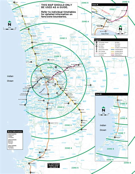 Transperth Train Map | Color 2018