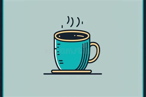 Ai Generated. Coffee Cup Drink Vector Icon Design. Creative Logo ...