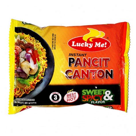 Lucky Me Pancit Canton Sweet & Spicy 80g - CSI Supermarket