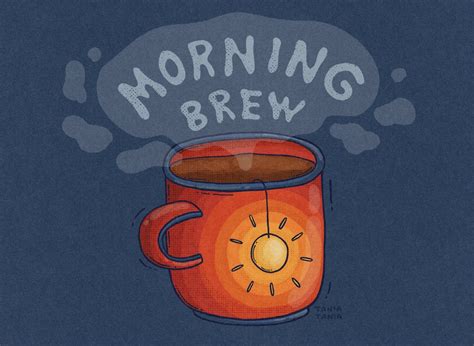 Morning Brew by Tania Tania on Dribbble