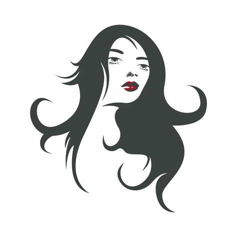 Women beauty, salon, spa, hair minimalist logo design 24239915 Vector Art at Vecteezy