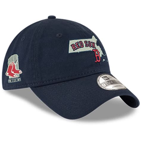 Men's Boston Red Sox New Era Navy 2018 World Series Champions State ...