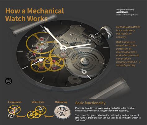 How a Mechanical Watch Works - Animagraffs