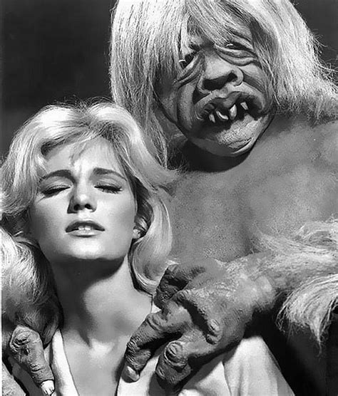 Yvette Mimieux in The Time Machine (1960). Also pictured a Morlock. | Classic horror movies, The ...