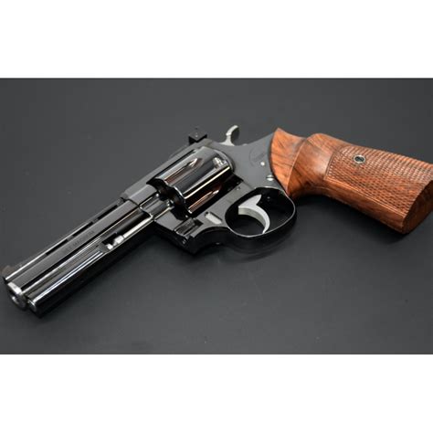 copy of Revolver Korth .357 Mag 4.25" Poli brillant bleu