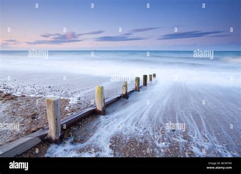 Sunrise at Shoreham Beach, Shoreham By Sea, West Sussex, England Stock ...