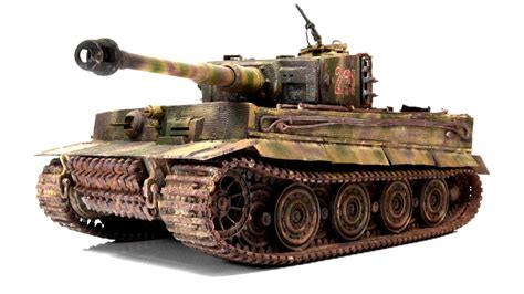 Panzerkampfwagen VI Tiger Late 1/35 Academy Tank Model - YouTube