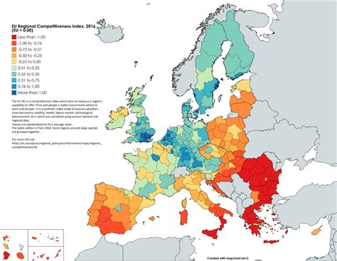 Regions Of Europe Map