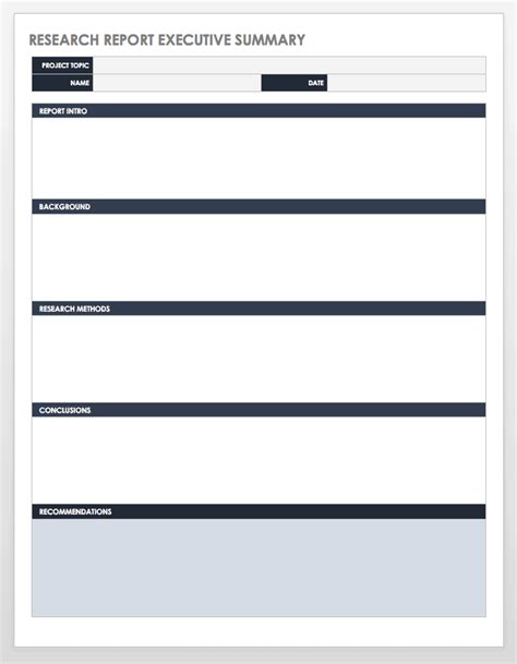 Microsoft Word Executive Summary Template | DocTemplates