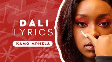 Dalie Lyrics - Kamo Mphela, Khalil Harrison, Tyler ICU - YouTube