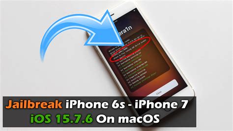 Jailbreak iPhone 6s, 6s+,7, 7+ iOS 15.7.6 On macOS - ICTfix