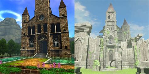 BOTW's Temple of Time Compared To Ocarina of Time