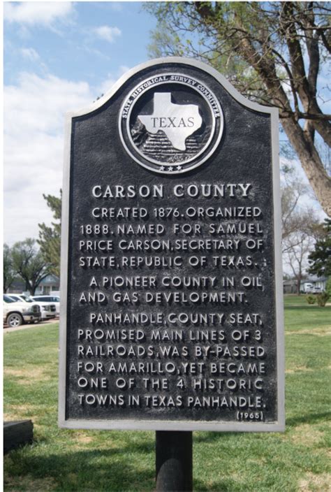 Carson County | TX Almanac