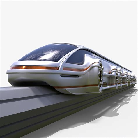 Futuristic Train 3D - TurboSquid 1660013