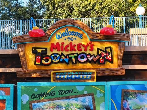 PHOTOS: Reimagined Mickey’s Toontown Sign Installed at Disneyland Ahead of Reopening - Disney by ...