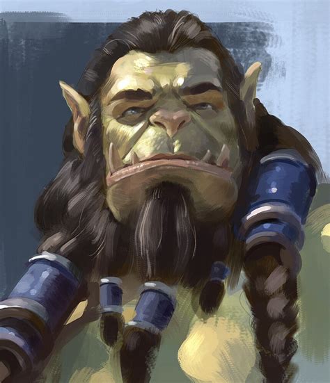 Thrall by Amin Talebi Freelance Illustrator and Concept Artist | World of warcraft, Warcraft ...