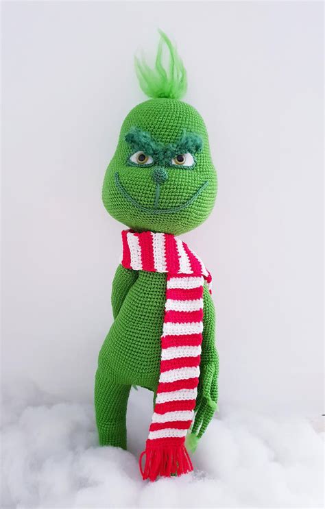 Funny Christmas Grouch Grinch Crochet Amigurumi Pattern Grinch | Etsy