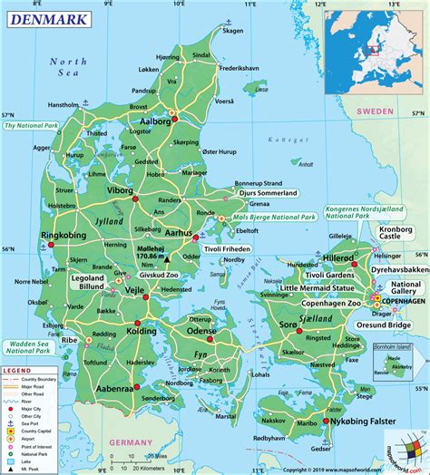 Aalborg denmark map