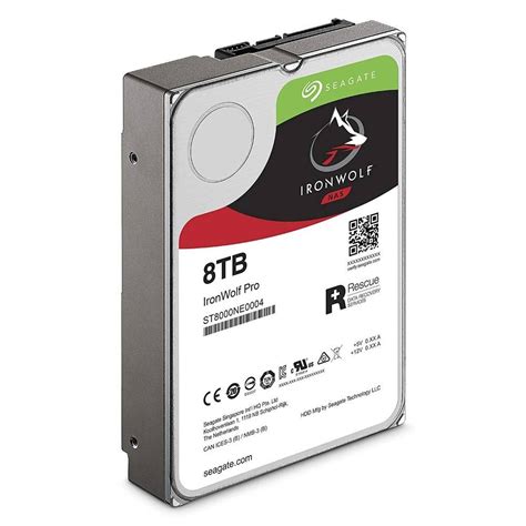 Seagate ST8000NE0004 IronWolf Pro NAS 8TB 7200RPM SATA 6Gb/s 256MB Cache 3.5" Internal Hard ...