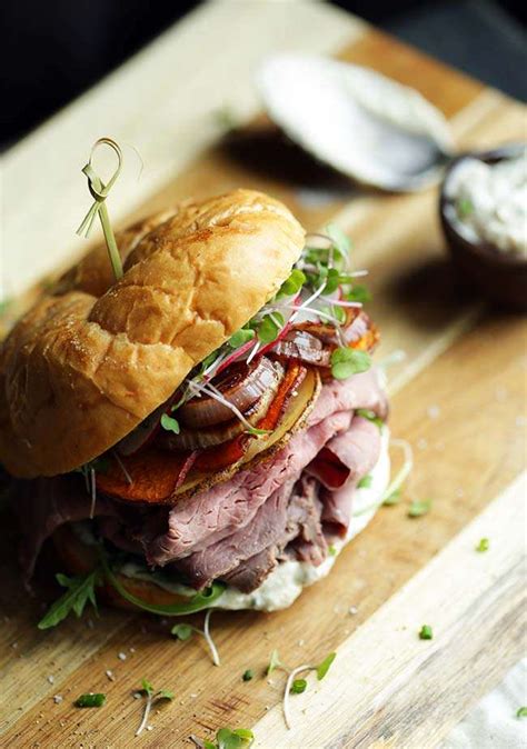 Roast Beef Sandwich Recipe with Horseradish Cream - Chef Billy Parisi