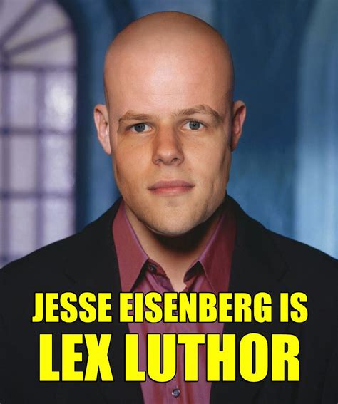 Jesse Eisenberg Is Lex Luthor....Um...Ok