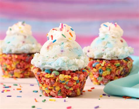 Confetti Cake Cups Ingredients: Blue Bell Confetti Cake Ice Cream 3 ...