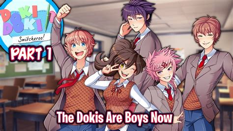 The Dokis Are Boys Now!!!!(Part 1)(DDLC Switcheroo MOD) - YouTube