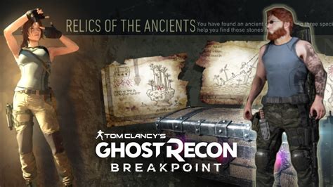 Relics of the Ancients | Lara Croft Treasure Hunting | Ghost Recon Breakpoint Walkthrough - YouTube