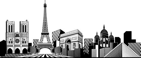 paris skyline drawing – easy skyline drawing – Succesuser