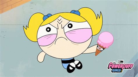 Powerpuff Girls Bubbles Angry