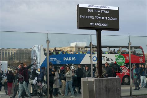 City of Strikes: Eiffel Tower Shut to Tourists as Workers Walk Off Job