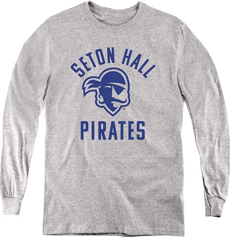 Amazon.com: Seton Hall University Official One Color Pirates Youth Long Sleeve T Shirt : Sports ...