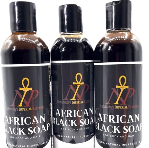 Authentic African Black Liquid Soap HAIR and BODY child Friendly 8fl Oz - Etsy