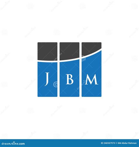 JBM Letter Logo Design on WHITE Background. JBM Creative Initials Letter Logo Concept. JBM ...