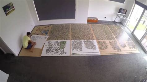 An epic 33,600 piece jigsaw puzzle time lapse – The Kid Should See This