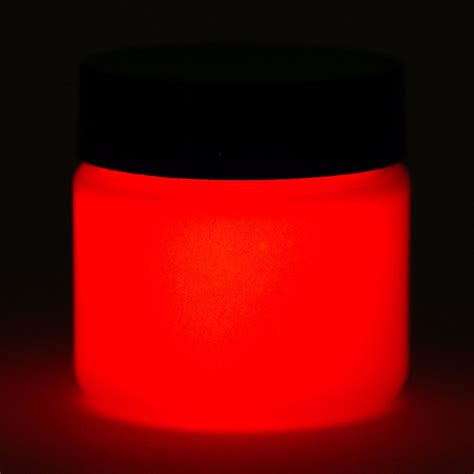 Art 'N Glow 4 Ounce Neutral Red Glow In The Dark Acrylic Paint - Variety of Color Options ...