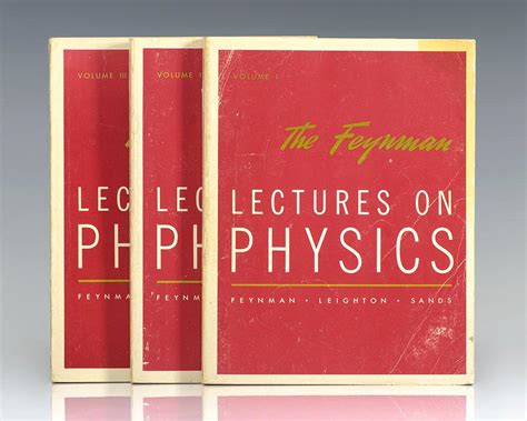 The Feynman Lectures On Physics. von Feynman, Richard P.; Robert P. Leighton; Matthew Sands ...