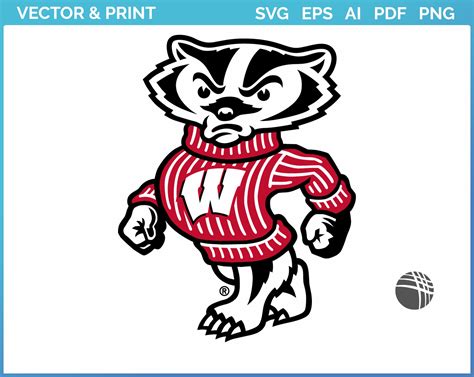 Wisconsin Badgers - Secondary Logo (2003) - College Sports Vector SVG ...