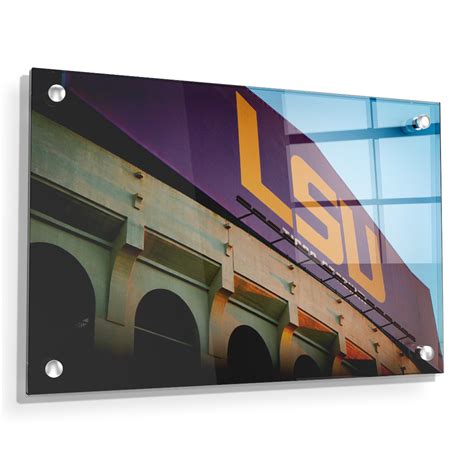 LSU Tigers "LSU Tiger Stadium" Officially Licensed Wall Art - College ...