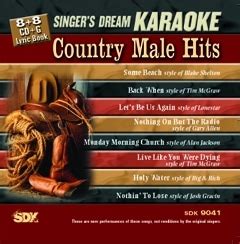 SDKCDG9041 – Country Male Hits – Karaoke Korner