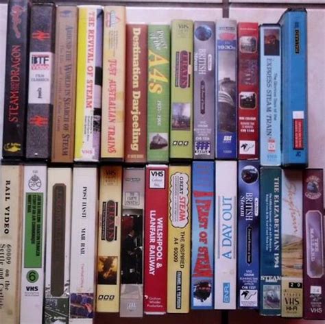 Trains - 27 x VHS - A collection of Vintage Steam Train Video's / Stoom Trein Video's BRITISH ...