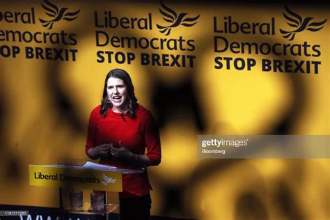 Jo Swinson, leader of the Liberal Democrats, speaks during the... News ...