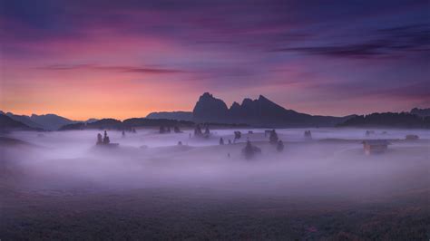 1366x768 Fog HD Mountain Photography 1366x768 Resolution Wallpaper, HD ...